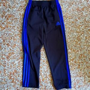 Adidas blue and black Extra long pants sz 7!
